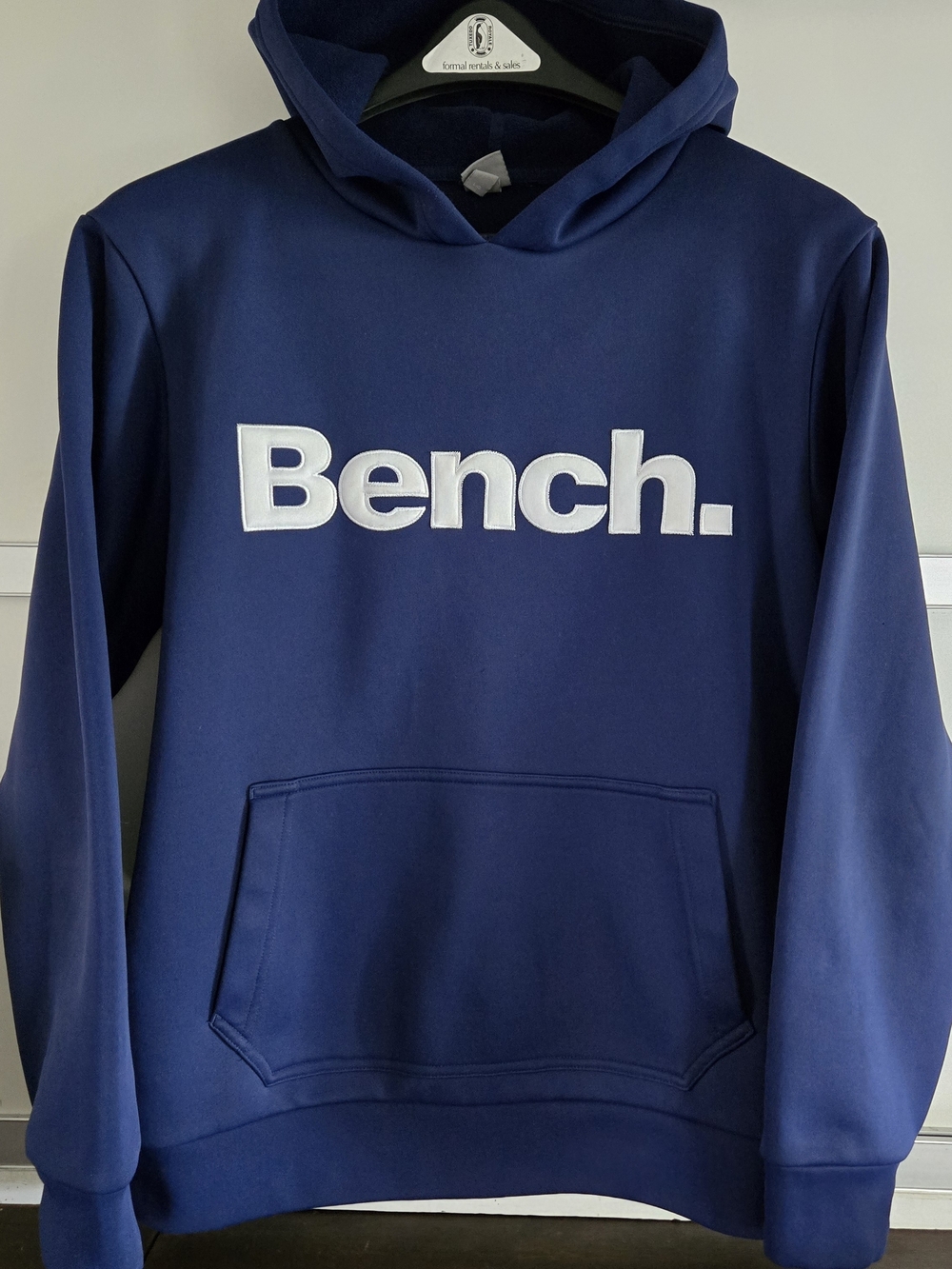 Bench Men's Navy Logo Hoodie